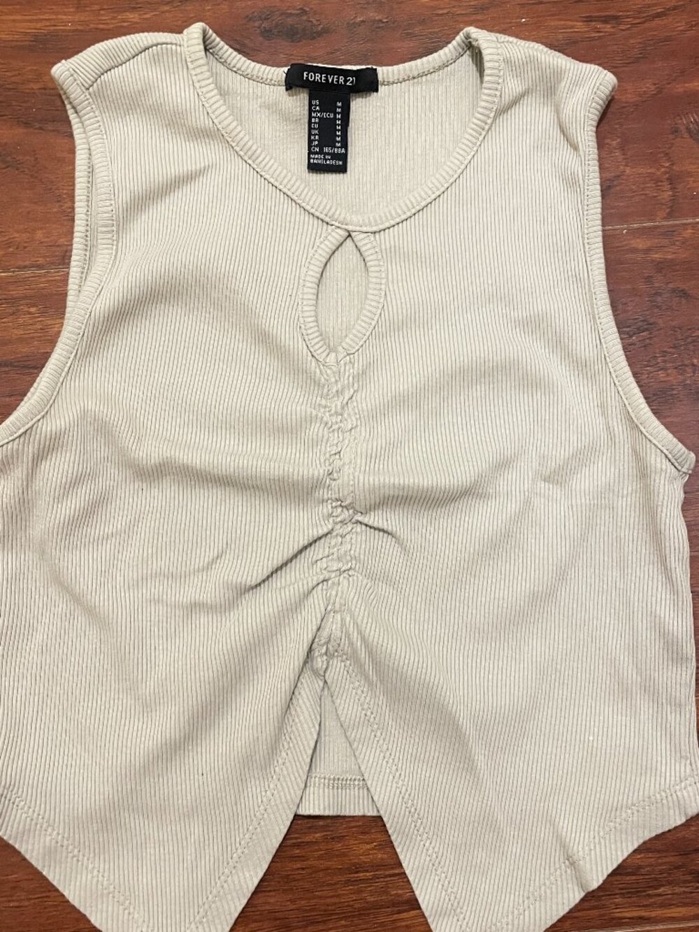 Forever 21 Khaki Halter Top